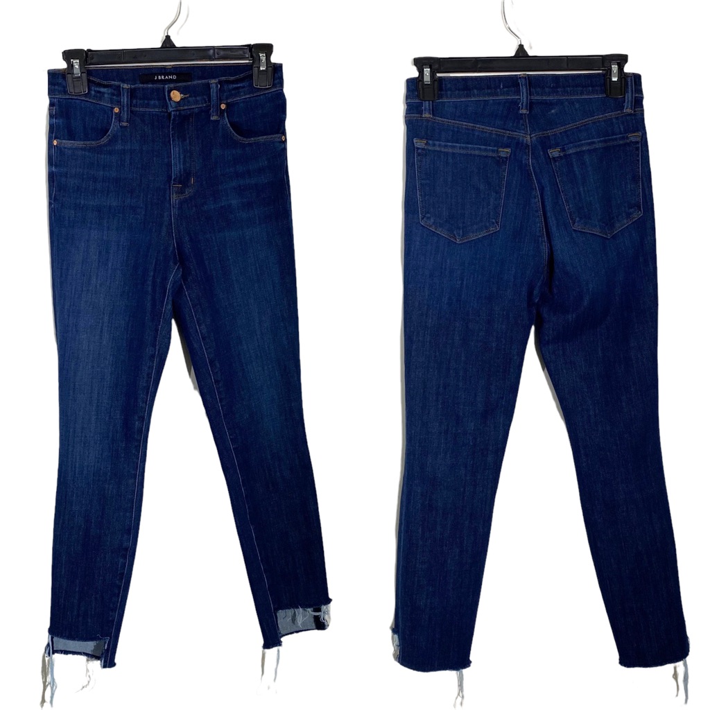 J Brand Alana High Rise Step Hem Cropped Jeans